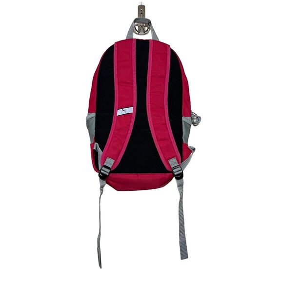 PUMA Deck Pink Light Grey Laptop Tablet Backpack With Multiple Compartments - Picture 4 of 9